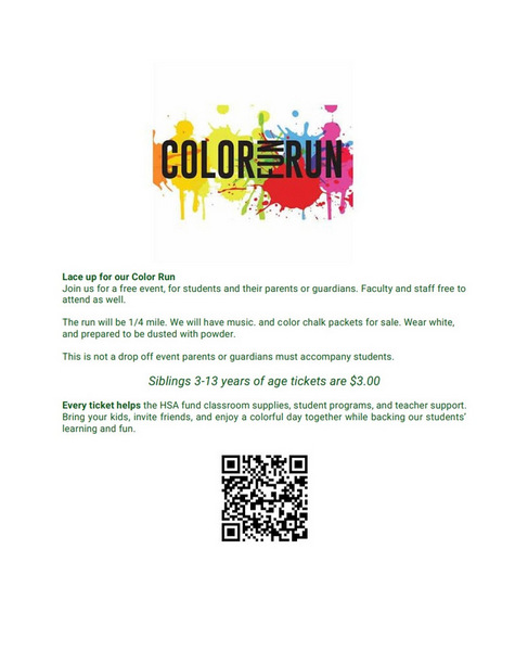 Color Run Fundraiser!